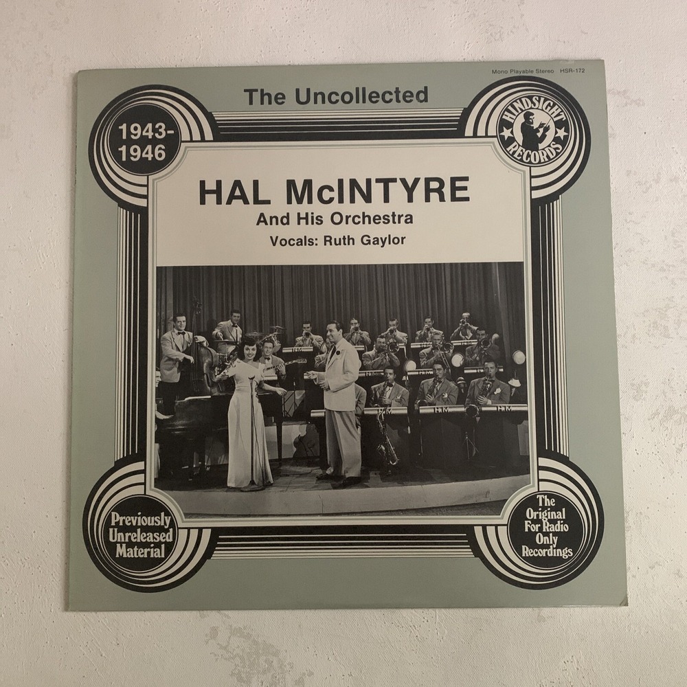 HAL MCINTYRE: the uncollected 1943-1946 HINDSIGHT 12" LP 33 RPM VG+
